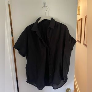 Everlane black button-up